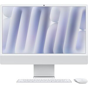 Apple iMac 24" M4 (2024) 10CPU/10GPU/16GB/256GB strieborný