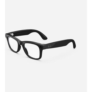 Ray-Ban Meta Wayfarer large múdre okuliare lesklé čierne