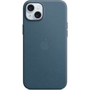 Apple kryt z tkaniny FineWoven s MagSafe na iPhone 15 Plus tichomorsky modrý
