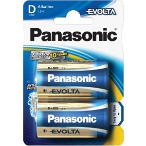 Panasonic EVOLTA Platinum D alkalická batéria (2ks)