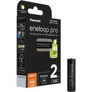 Panasonic Eneloop PRO AAA nabíjacia batéria 930 mAh (2ks)