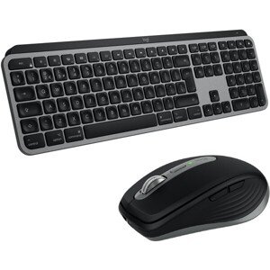Logitech MX Keys Combo pre Mac US klávesnica a myš vesmírne šedá