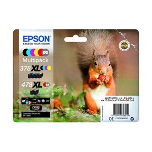 Epson 378XL / 478XL Squirrel Claria Photo HD 6farebný multipack