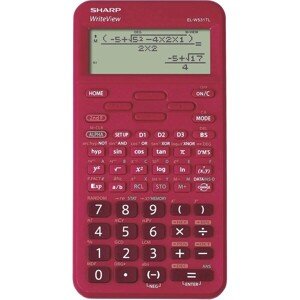 Sharp ELW531TLBRD kalkulačka červená