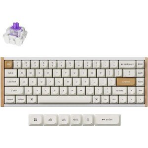 Keychron K6 HE herná klávesnica (US) biela