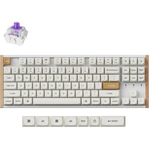 Keychron K8 HE herná klávesnica (US) biela