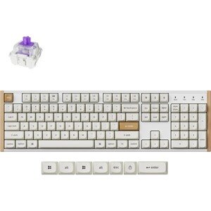 Keychron K10 HE herná klávesnica (US) biela