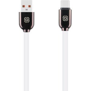 OBAL:ME Sleek USB-A/USB-C kábel biely