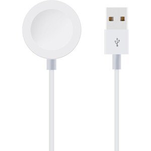 OBAL:ME USB-A nabíjací kábel pre Apple Watch biely