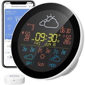 TESLA Device MS360 meteostanica s Tuya systémom + externý senzor