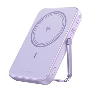 UGREEN Uno MagSafe/Qi2 Powerbanka so stojanom, 10000 mAh, 20W, fialová