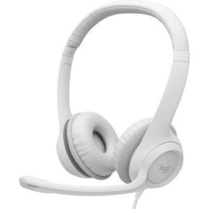 Headset Logitech H390 USB - biely
