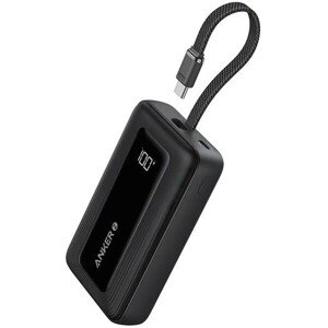 Anker powerbanka Zolo 10000mAh, 30W s káblom USB-C čierna