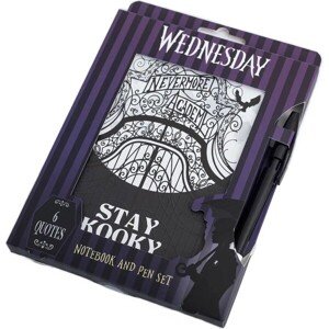 Blok a pero Wednesday - Stay Spooky
