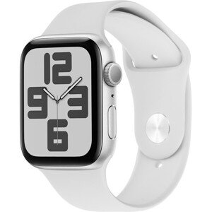 OBAL:ME Silikónový Remienok pre Apple Watch 38-41mm (S-M) biely