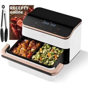 Cosori TF101S Dual blaze TwinFry 10l vzdušná fritéza - biela