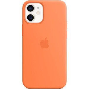 Apple silikónový kryt s MagSafe na iPhone 12 mini kumkvatovo oranžový
