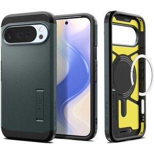 Spigen Tough Armor MagSafe kryt Google Pixel 10 Pro XL zelený