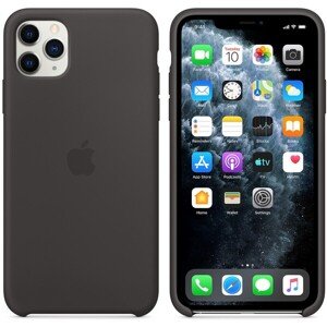 Apple silikónový kryt iPhone 11 Pro Max čierny