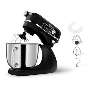 Salente DigiChef2, kuchynský robot, 6-litrová misa, celokovový, digitálny displej, čierny
