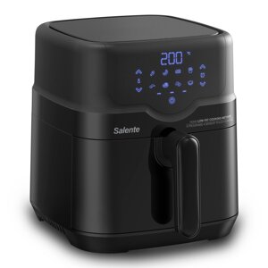 Salente HotAir, teplovzdušná fritéza 2 v 1, 4,3 l, čierna