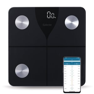 Salente SlimFit, osobná diagnostická fitnes váha, Bluetooth, čierna