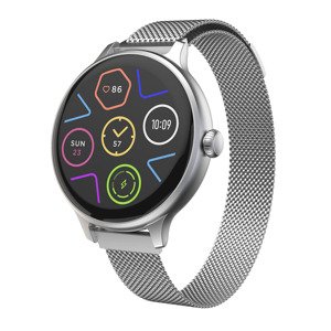 Smart hodinky CARNEO Hero mini HR+ strieborné