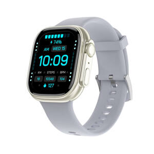 Smart hodinky Carneo Zephyr ULTRA mini HR+ strieborné